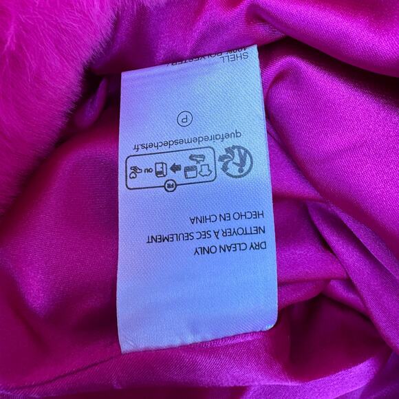 If By sea Jacket Anthropologie Jacket Faux Fun Colorblock Red Pink Small Boho - Picture 8 of 11